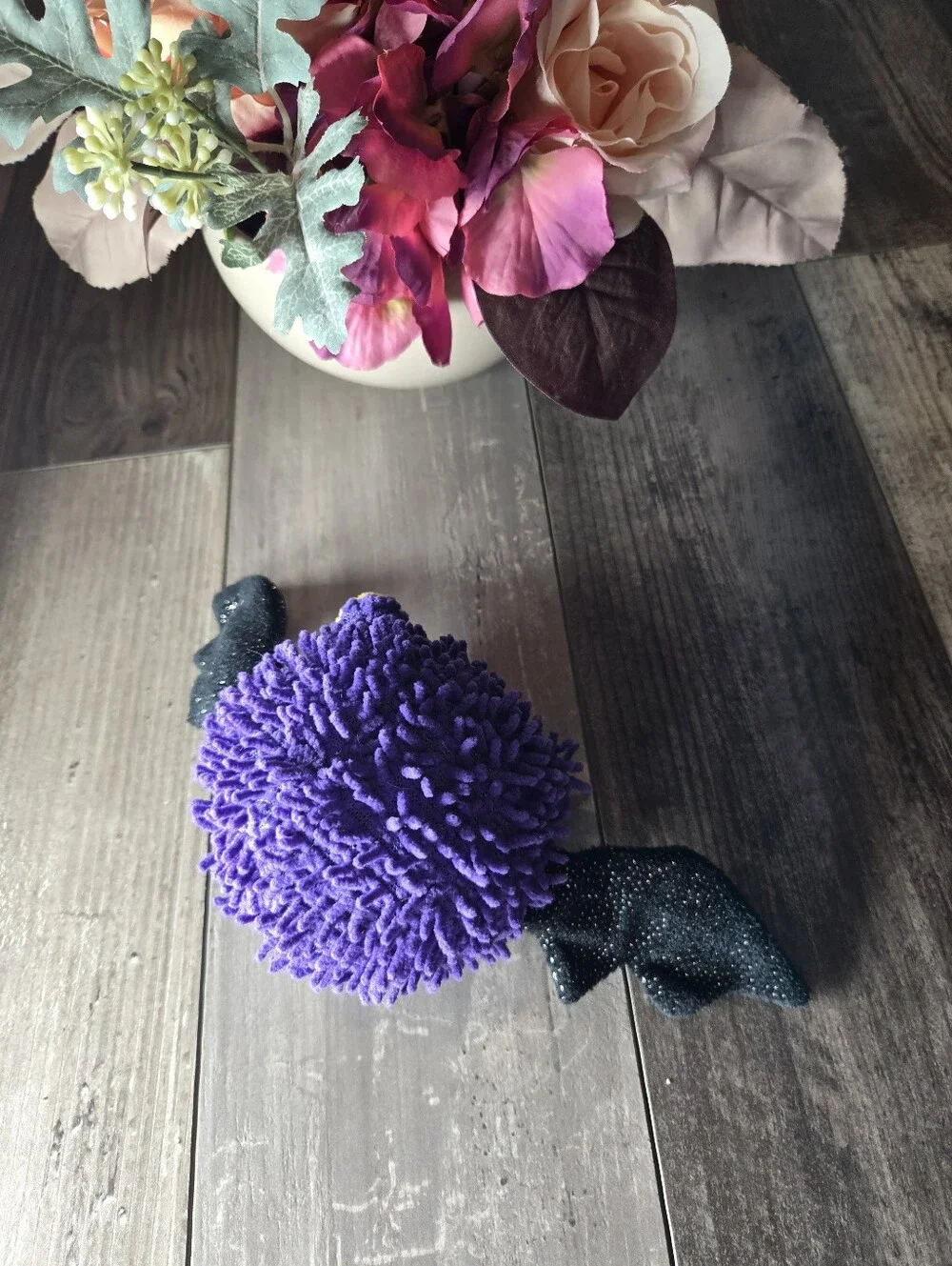 NWT Halloween Purple Bat Dog Toy – Squeaky Plush